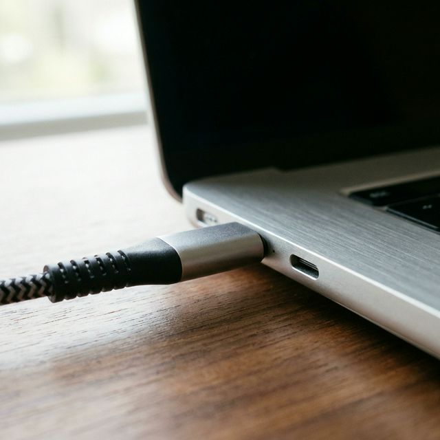 USB-C connection detail