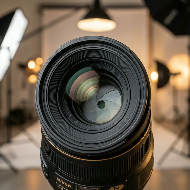 Camera Lens Aperture Detail